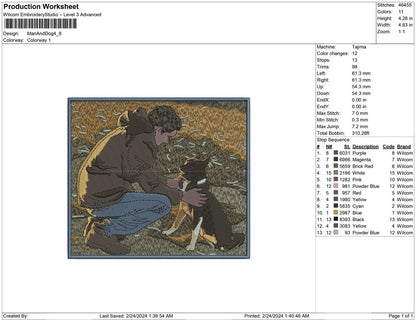 Man And Dog