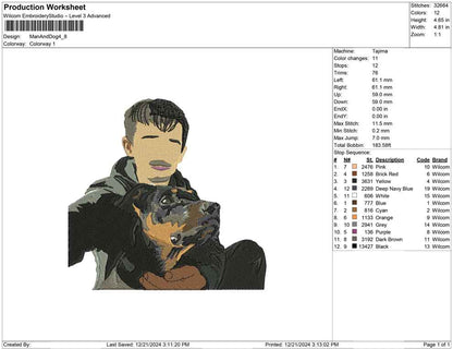 Man And Dog