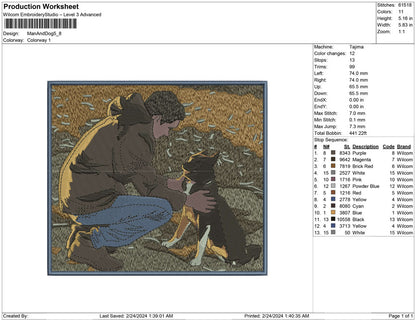 Man And Dog