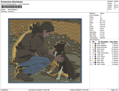 Man And Dog