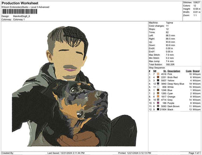 Man And Dog