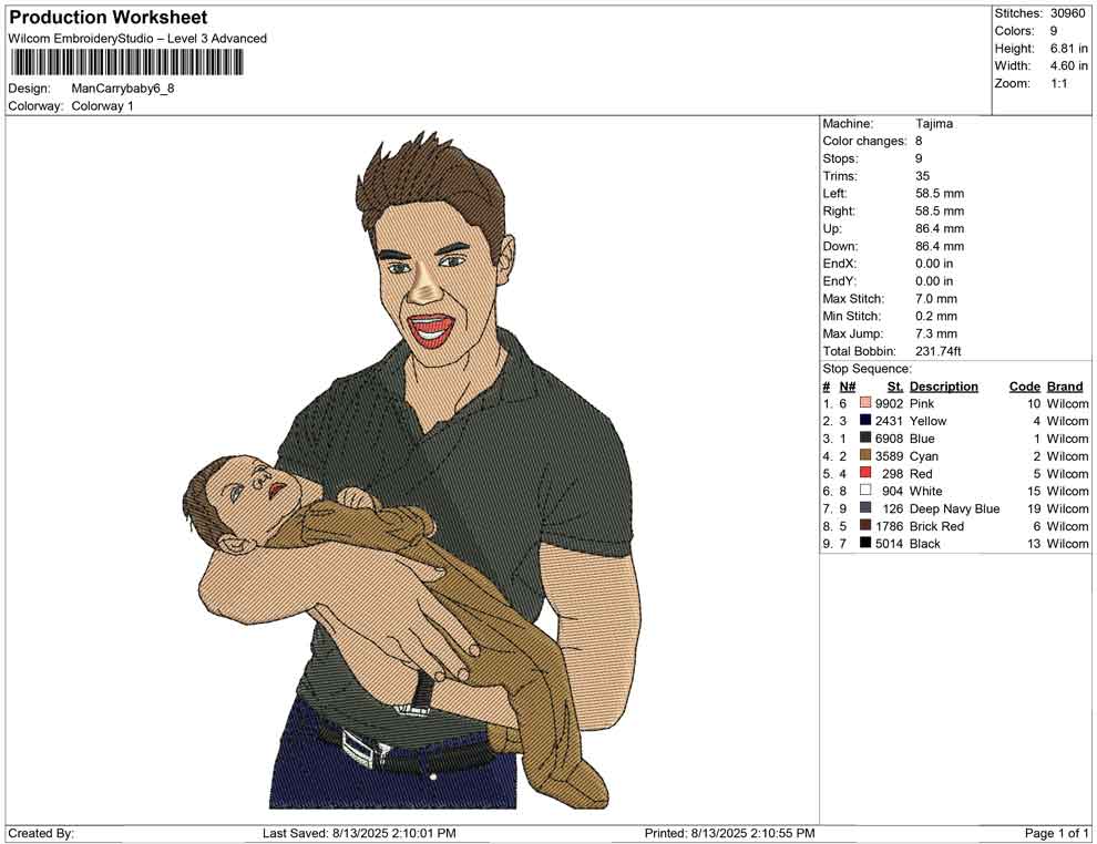 Man Carry baby
