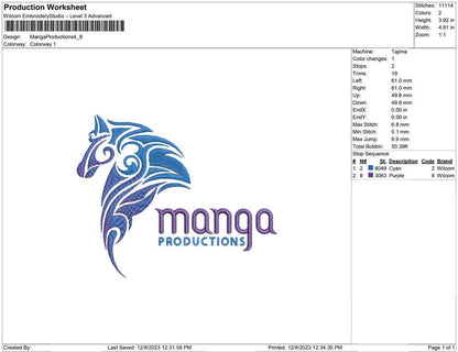 manga production