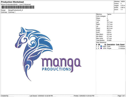 manga production