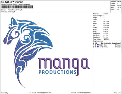 manga production