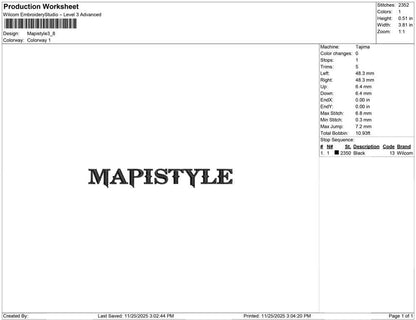 Mapistyle