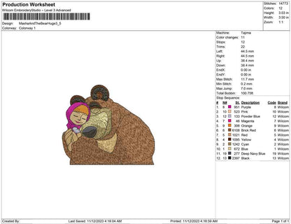 Masha and the bear huge