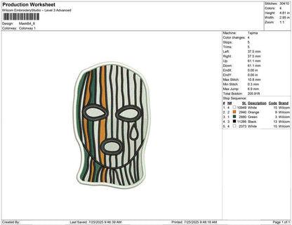 Mask B