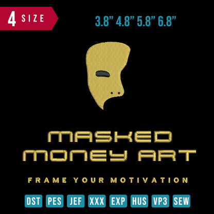 Masked Money Art
