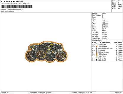 Max D Car Toy Patch