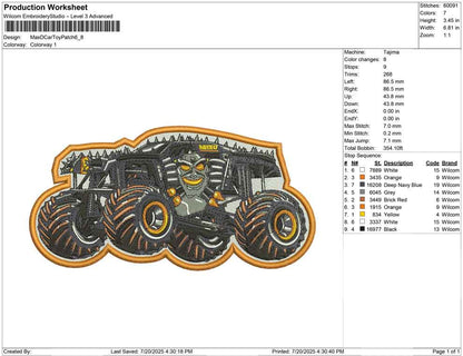 Max D Car Toy Patch