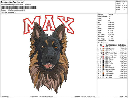 Max German Shepherd