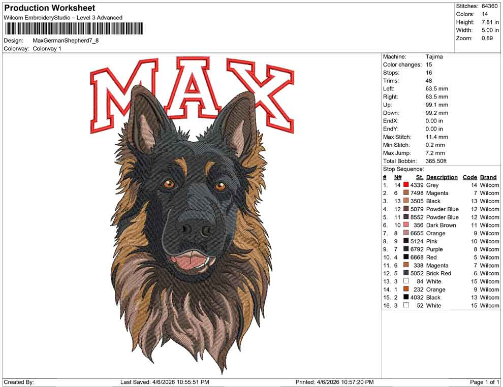 Max German Shepherd