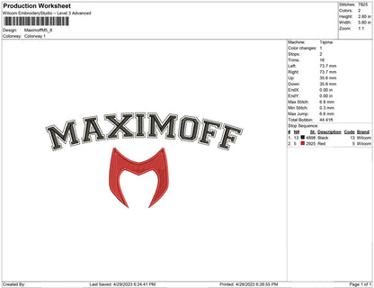 Maximoff M