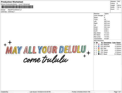 May All Your Delulu