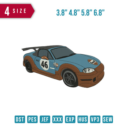 Mazda Gulf Miata Car