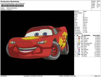 Mcqueen car Alone B