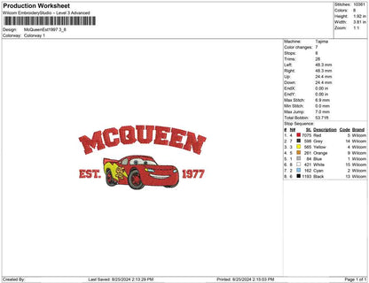Mc Queen Est 1997