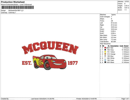 Mc Queen Est 1997