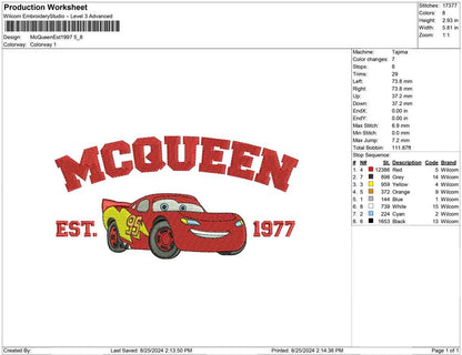 Mc Queen Est 1997