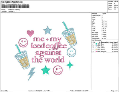 Me My Iced Coffee