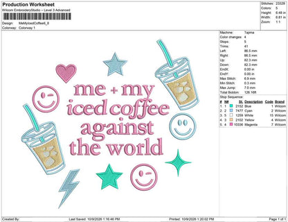 Me My Iced Coffee
