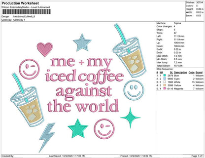 Me My Iced Coffee