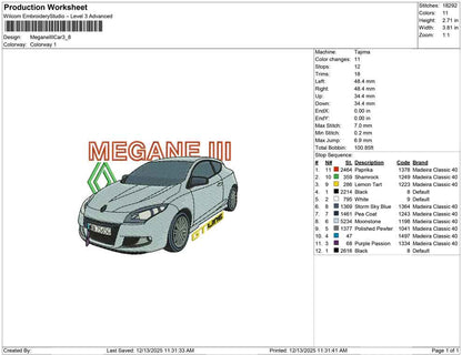 MeganeIII Car