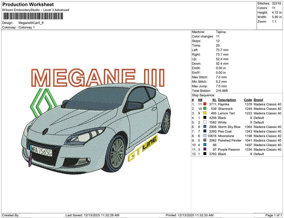 MeganeIII Car