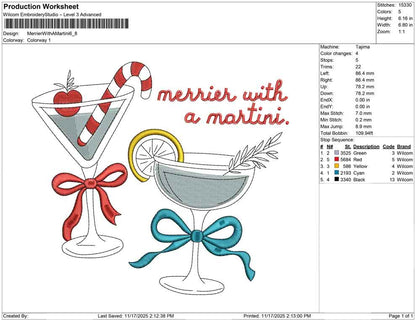 Merrier With A Martini