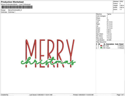 Merry Christmas B