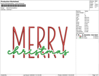 Merry Christmas B