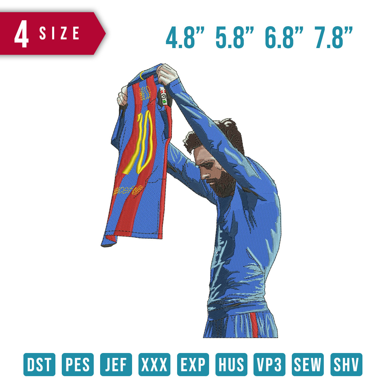 messi lifted shirt