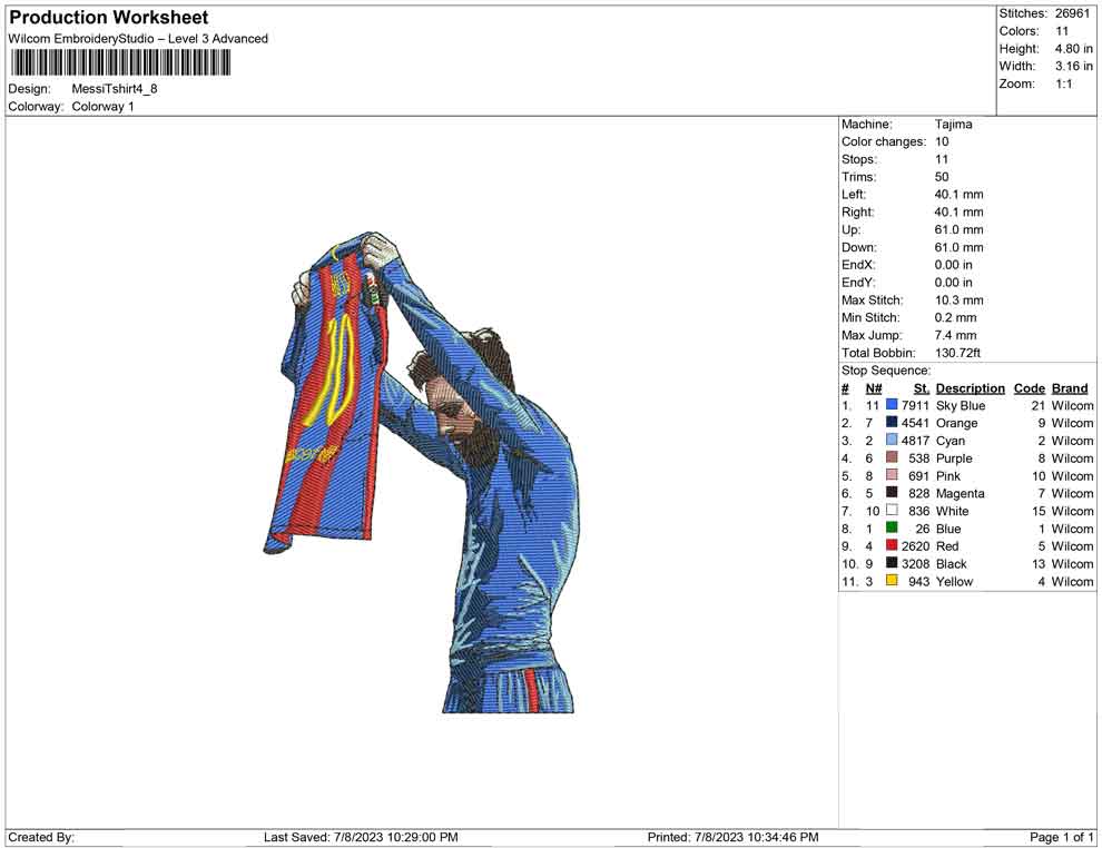 messi lifted shirt