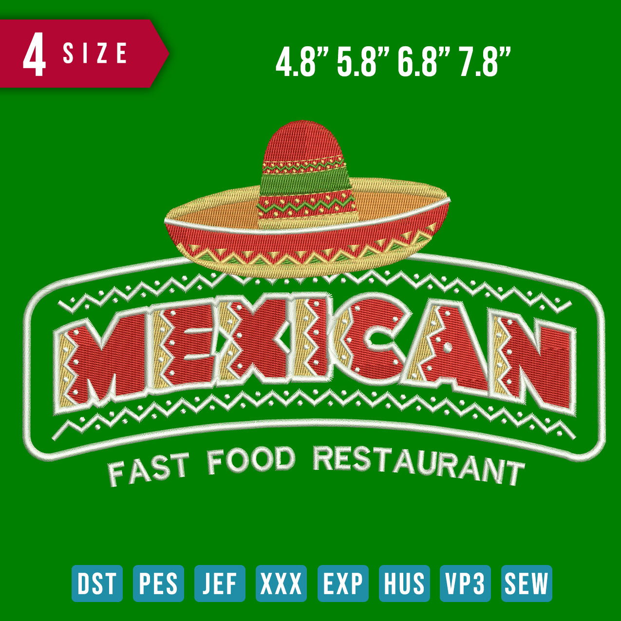 Mexican food logo