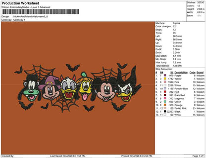 Mickey And Friends Halloween