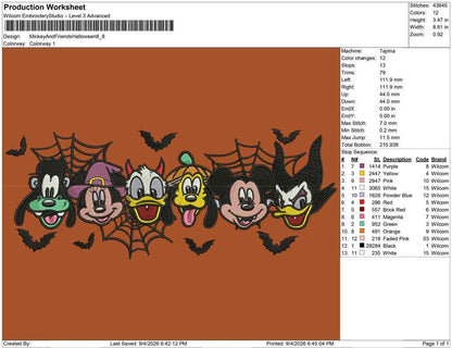 Mickey And Friends Halloween