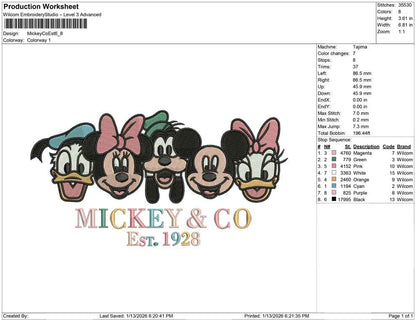 Mickey Co Est