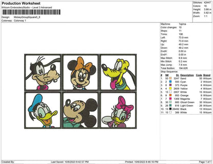 Mickey group square
