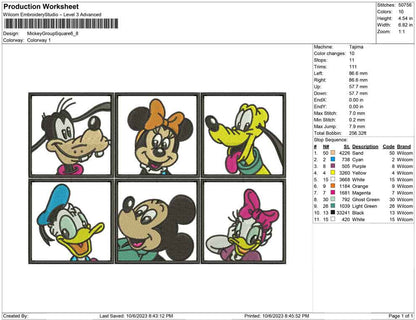 Mickey group square