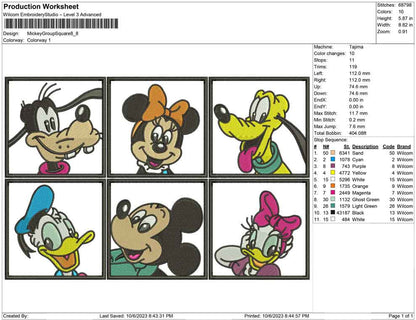 Mickey group square