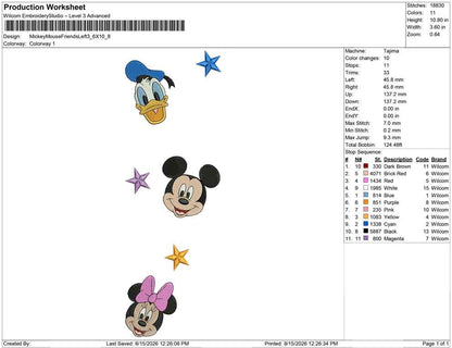 Mickey Mouse Friends Left
