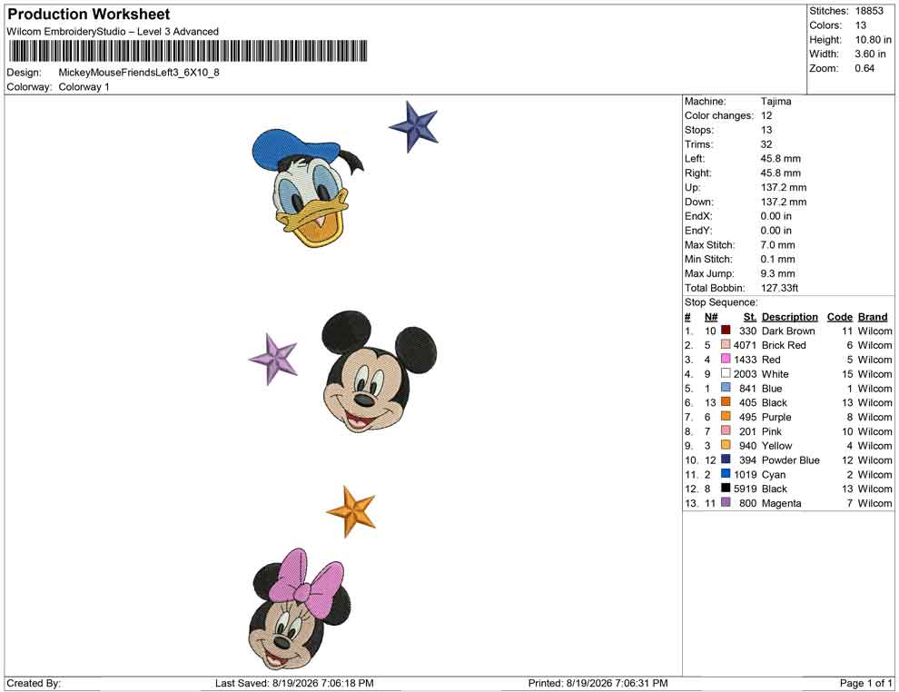 Mickey Mouse Friends Left