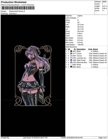 Misa Amane Frame