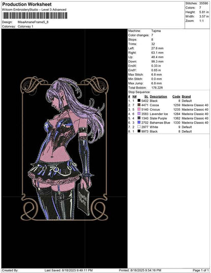 Misa Amane Frame