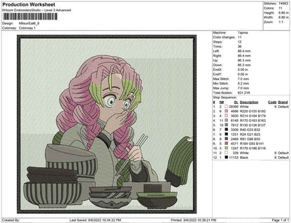 Mitsuri eat