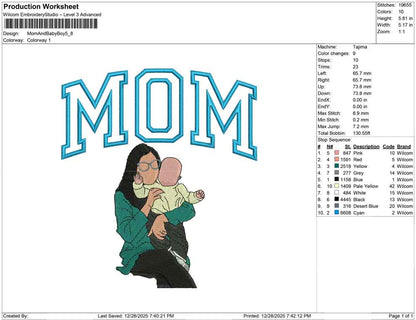 Mom And Baby Boy