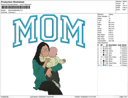 Mom And Baby Boy