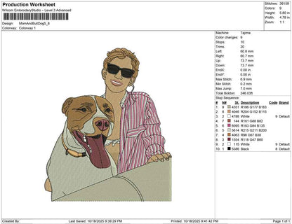 Mom And Bull Dog
