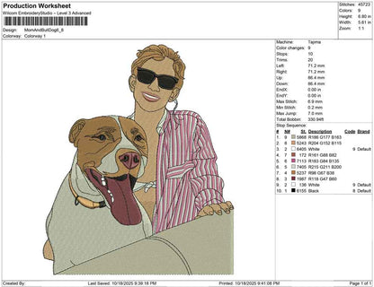 Mom And Bull Dog